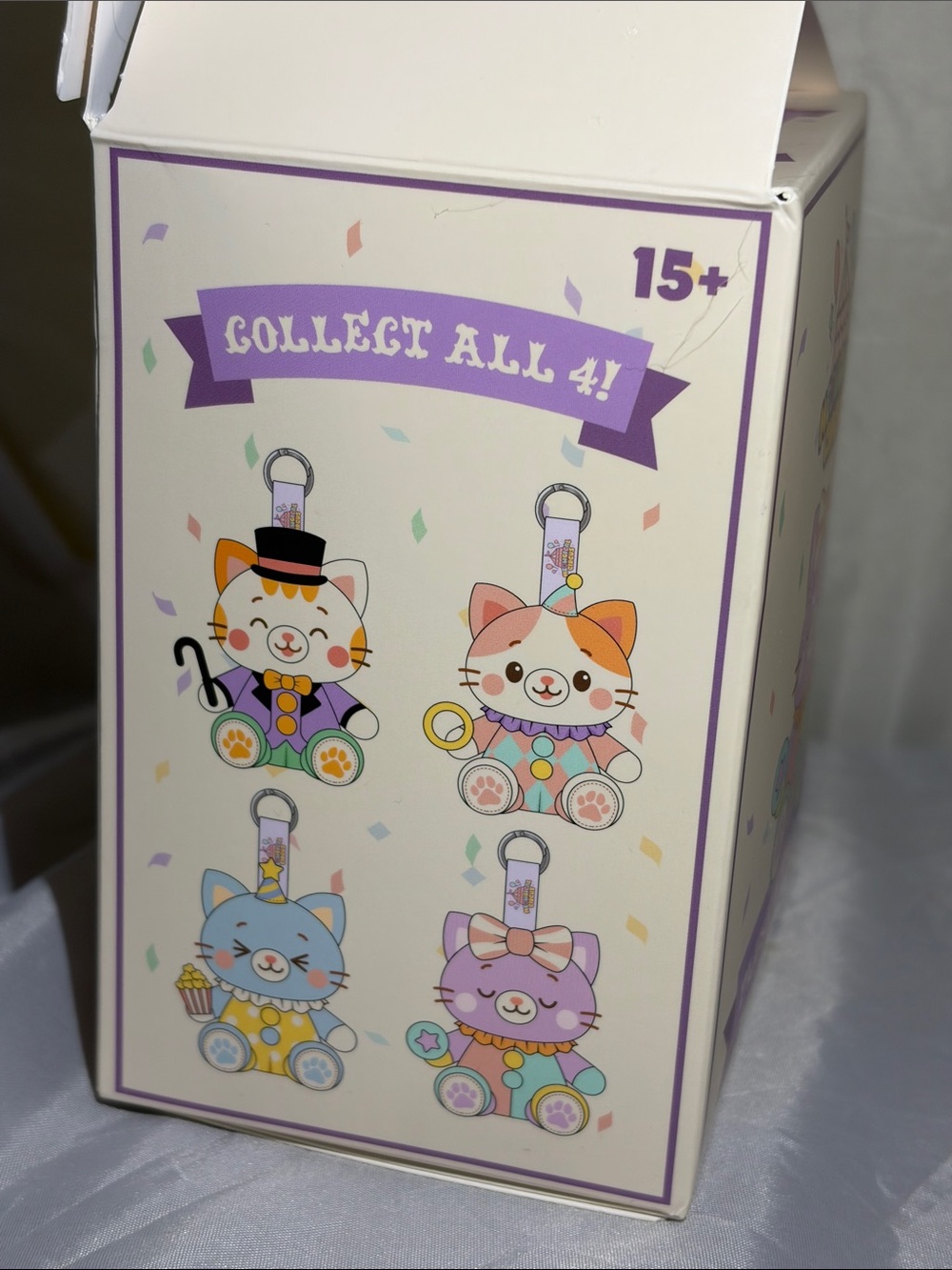 Boxlunch Meowigcal Circus Plushei Keychain Stardust the Ringermaster - Picture 5 of 6